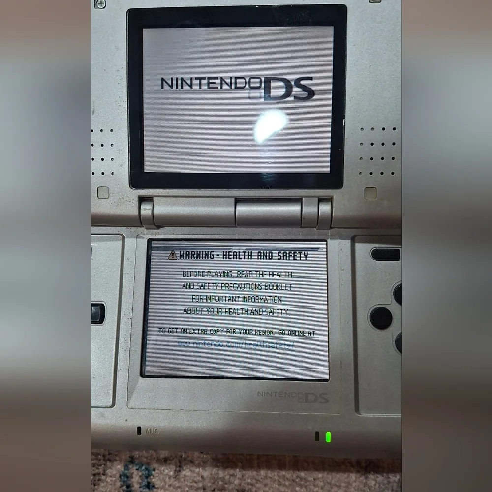 Nintendo DS Original Gray Handheld Japanese Console FLAW READ